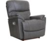 La-Z-Boy Trouper Gray Leather Power Recliner small image number 2