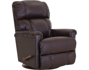 La-Z-Boy Pinnacle Brown Leather Swivel Rocker Recliner