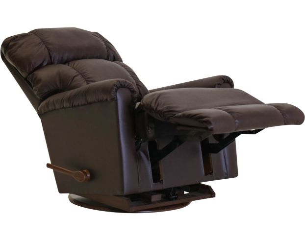 Leather swivel discount and recliner chair