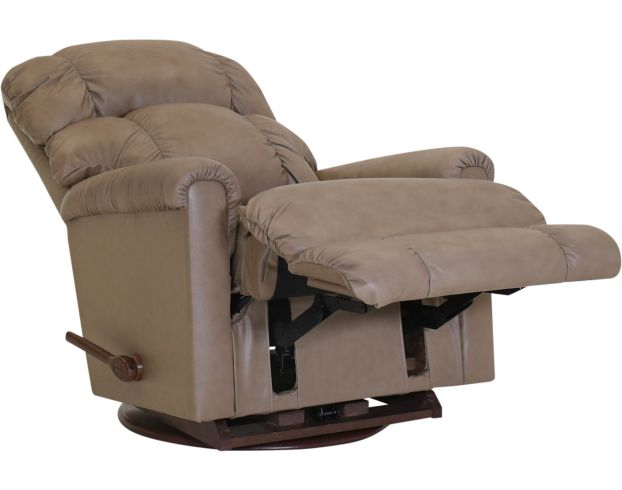 La-Z-Boy Pinnacle Dune Leather Swivel Rocker Recliner large image number 3