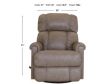 La-Z-Boy Pinnacle Taupe Leather Swivel Rocker Recliner small image number 4