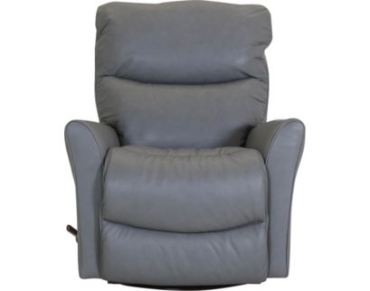 La-Z-Boy Rowan Slate Leather Swivel Rocker Recliner