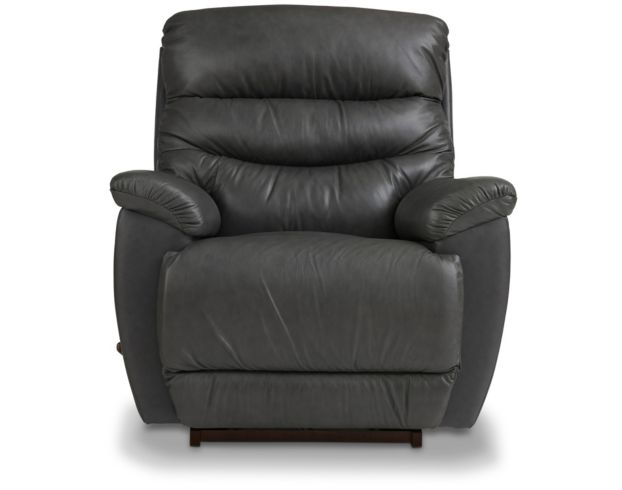 La-Z-Boy Joshua Grey Leather Rocker Recliner large image number 1