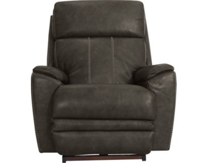 La-Z-Boy Talladega Grey Leather Power Headrest Rocker Recliner