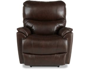 La-Z-Boy Trouper Walnut Leather Power Headrest Rocker Recliner