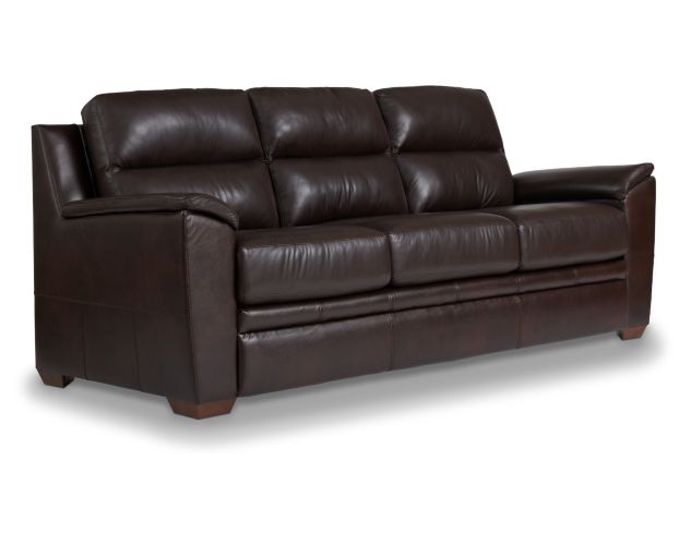 La-Z-Boy Lenox Brown Leather Sofa large image number 2