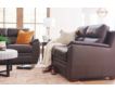 La-Z-Boy Lenox Brown Leather Loveseat small image number 2