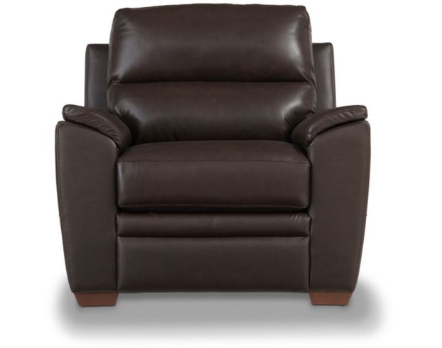 La-Z-Boy Lenox Brown Leather Chair large image number 1
