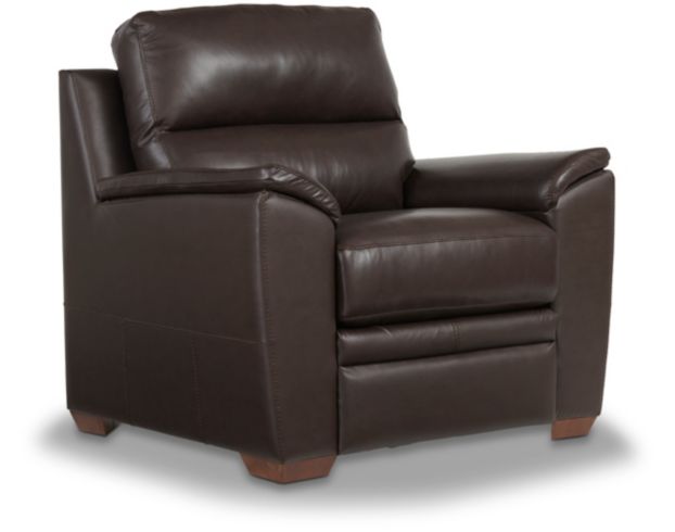La-Z-Boy Lenox Brown Leather Chair large image number 2