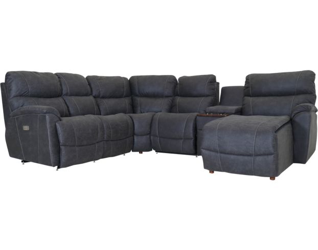 La-Z-Boy Trouper 5-Piece Power Sectional with Right Chaise large image number 1