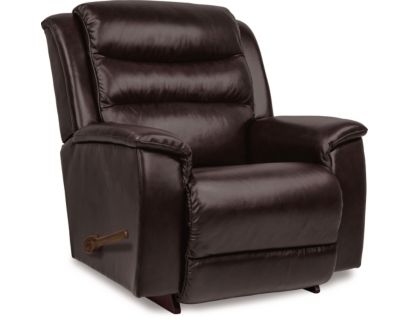 La-Z-Boy Redwood Chocolate Leather Rocker Recliner