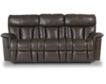 La-Z-Boy Mateo Gray Leather Reclining Sofa small image number 1