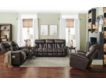 La-Z-Boy Mateo Gray Leather Reclining Sofa small image number 2