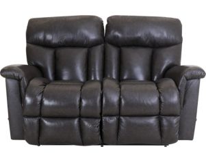 La-Z-Boy Mateo Gray Leather Reclining Loveseat