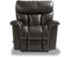 La-Z-Boy Mateo Gray Leather Rocker Recliner small image number 1