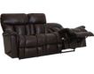 La-Z-Boy Mateo Brown Leather Reclining Sofa small image number 3