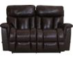 La-Z-Boy Mateo Brown Leather Reclining Loveseat small image number 1
