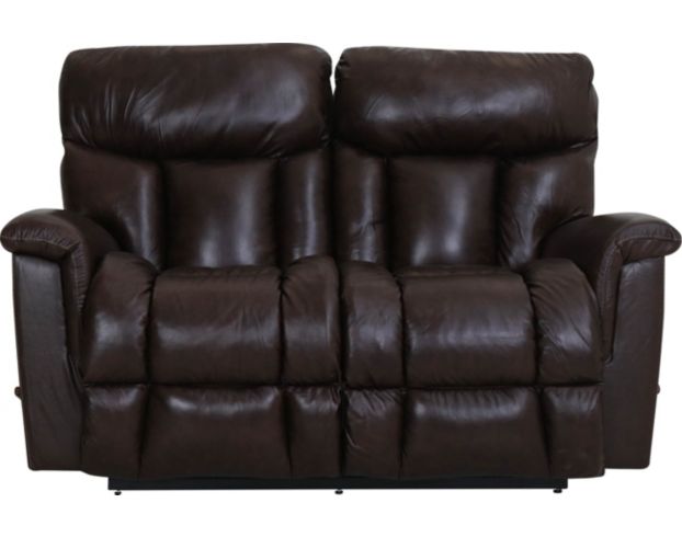 La-Z-Boy Mateo Brown Leather Reclining Loveseat large image number 1
