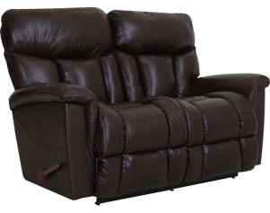La-Z-Boy Mateo Brown Leather Reclining Loveseat