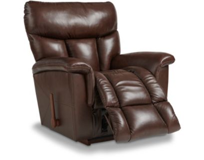 La-Z-Boy Mateo Chocolate Leather Rocker Recliner