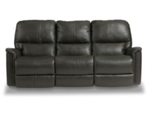 La-Z-Boy Turner Gray Leather Reclining Sofa