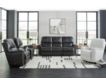 La-Z-Boy Turner Gray Leather Reclining Sofa small image number 2