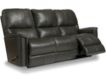 La-Z-Boy Turner Gray Leather Reclining Sofa small image number 3