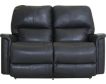 La-Z-Boy Turner Gray Leather Power Headrest Loveseat small image number 1
