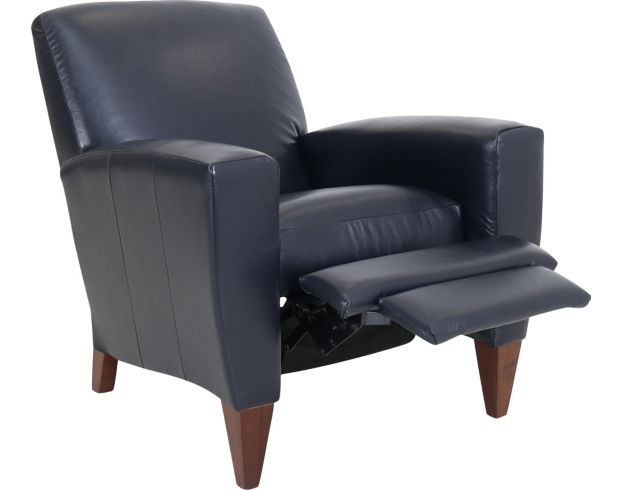 La-Z-Boy Scarlett Blueberry Leather Recliner large image number 3