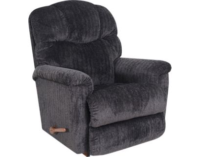 La-Z-Boy Lancer Charcoal Rocker Recliner with Tempur Foam