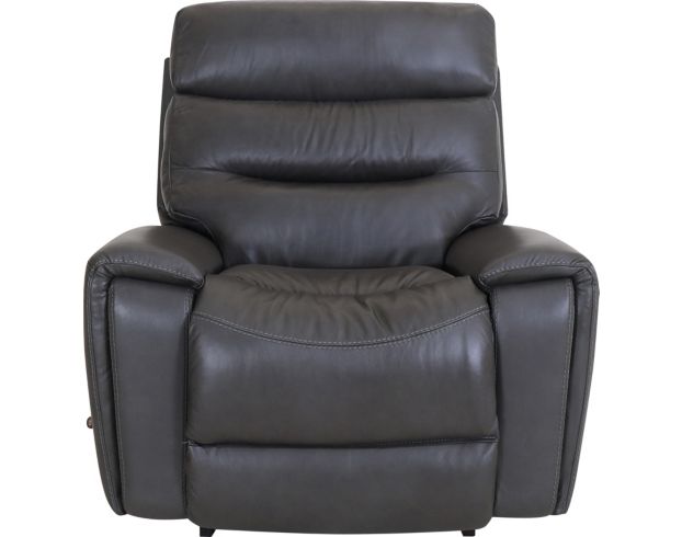 La Z Boy Soren Gray Leather Rocker Recliner Homemakers