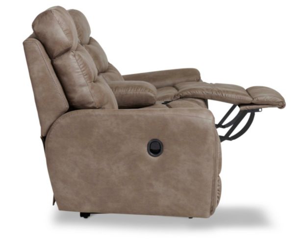 La-Z-Boy Soren Brown Reclining Loveseat with Console large image number 5