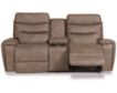 La-Z-Boy Soren Brown Power Headrest Loveseat with Console small image number 1