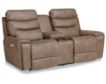 La-Z-Boy Soren Brown Power Headrest Loveseat with Console small image number 3