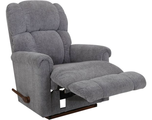 La Z Boy Pinnacle Gray Rocker Recliner with Tempur Foam