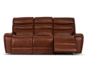 La-Z-Boy Soren Cognac Leather Reclining Sofa