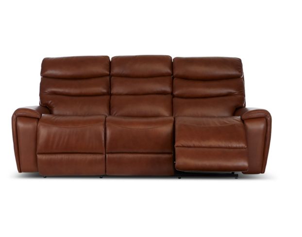 La-Z-Boy Soren Cognac Leather Reclining Sofa large image number 2