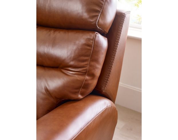 La-Z-Boy Soren Cognac Leather Reclining Sofa large image number 4