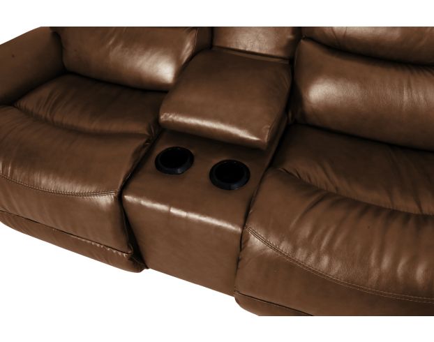 La-Z-Boy Soren Leather Reclining Loveseat with Console large image number 6