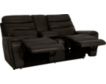 La-Z-Boy Soren Gray Leather Reclining Loveseat with Console small image number 3