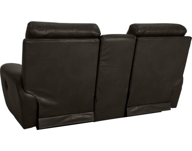 La-Z-Boy Soren Gray Leather Reclining Loveseat with Console large image number 5