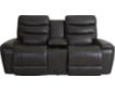 La-Z-Boy Soren Pewter Leather Power Reclining Loveseat small image number 1