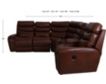 La-Z-Boy Soren 6-Piece Leather Reclining Sectional small image number 7