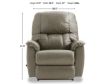 La-Z-Boy Lawrence Leather Taupe Rocker Recliner small image number 4