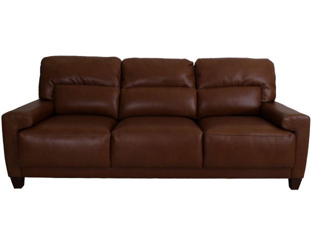 La-Z-Boy Draper Brown Leather Sofa large image number 1