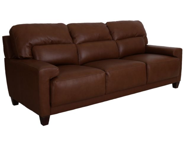 La-Z-Boy Draper Brown Leather Sofa large image number 2
