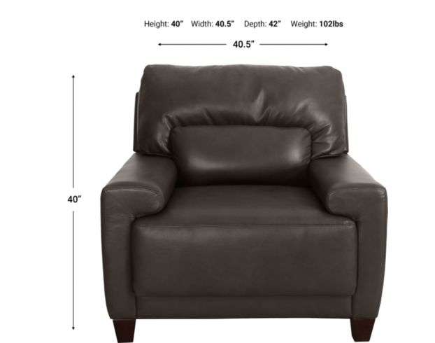 La-Z-Boy Draper Leather Chair large image number 6