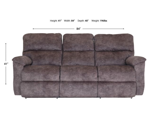 La-Z-Boy Brooks Ash Reclining Sofa large image number 4