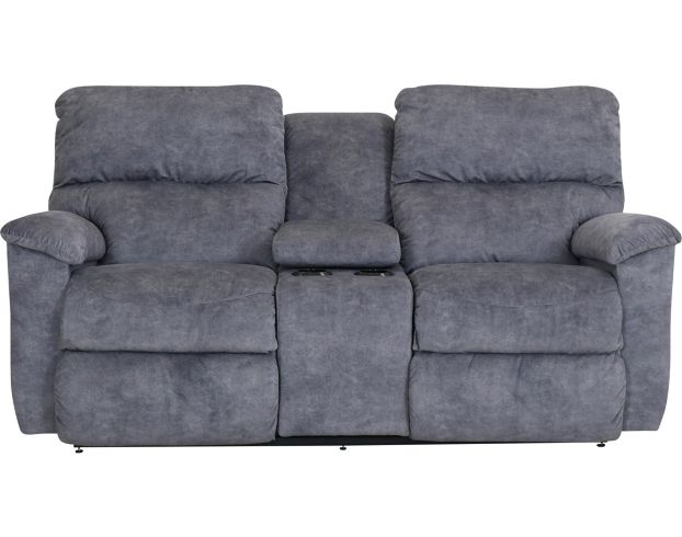 La-Z-Boy Brooks Charcoal Reclining Loveseat with Console large image number 1