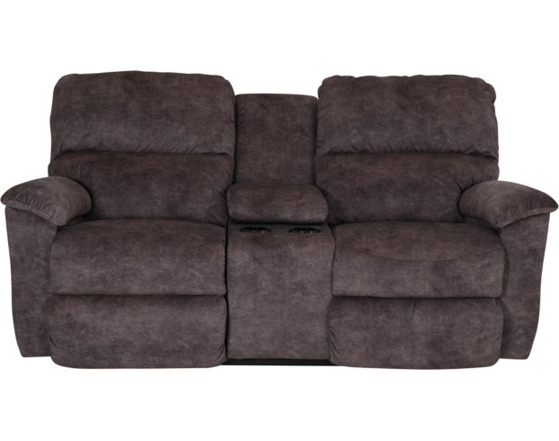 La-Z-Boy Brooks Brown Reclining Loveseat with Console large image number 1